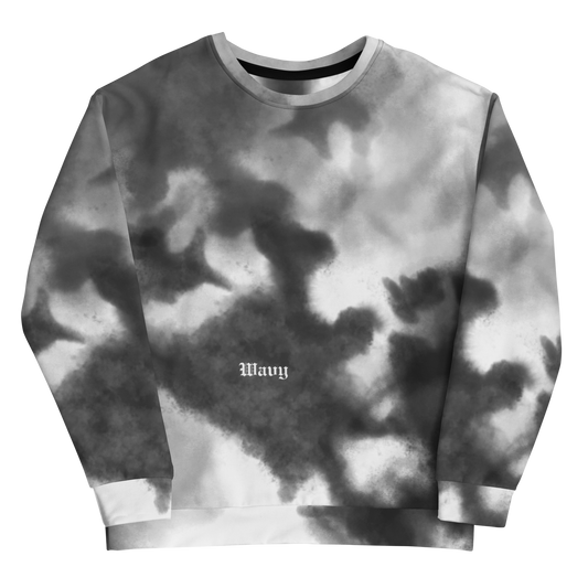 WATERCOLORED WAVY SWEATSHIRT