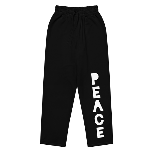 PEACE WIDE-LEGGED JOGGERS